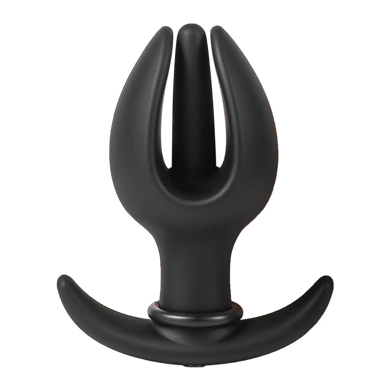 Silicone soft flower bud inflatable butt plug