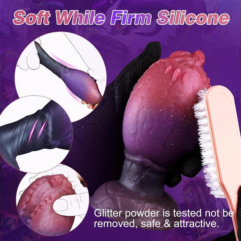 Soft fantasy dinosaur egg huge butt plug