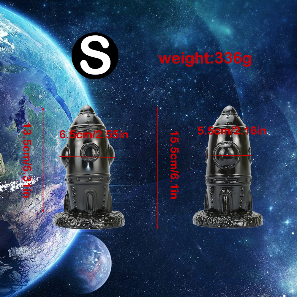 Alien rocket spaceship giant butt plug