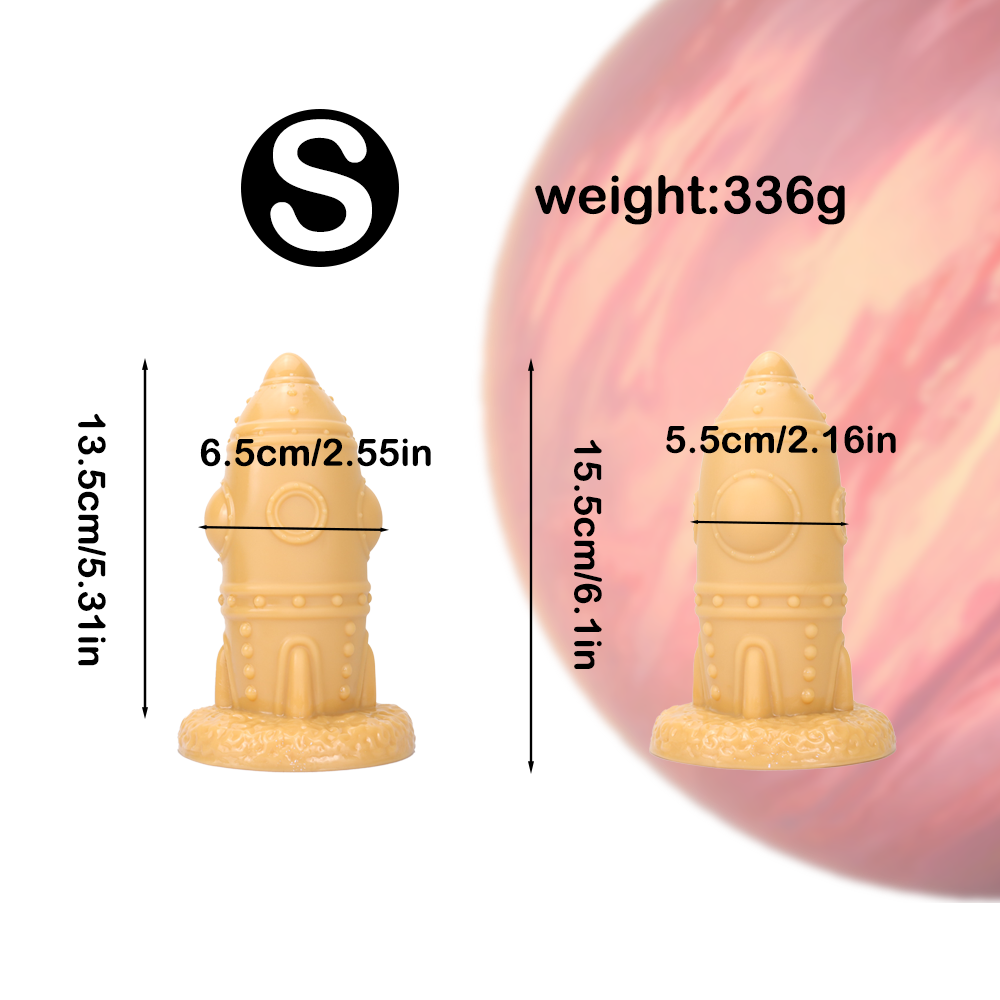 Alien rocket spaceship giant butt plug
