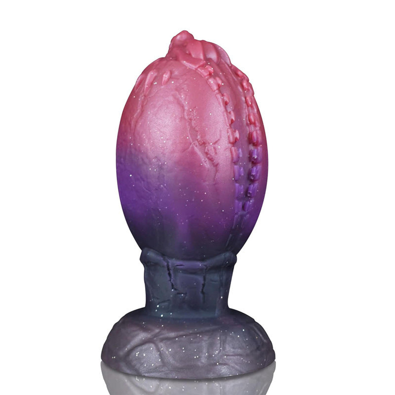Soft fantasy dinosaur egg huge butt plug