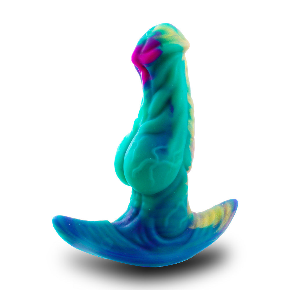 Extra long animal knot huge butt plug