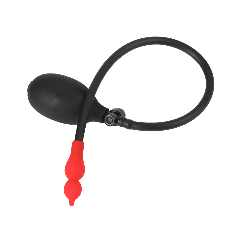 Small red gourd inflatable butt plug