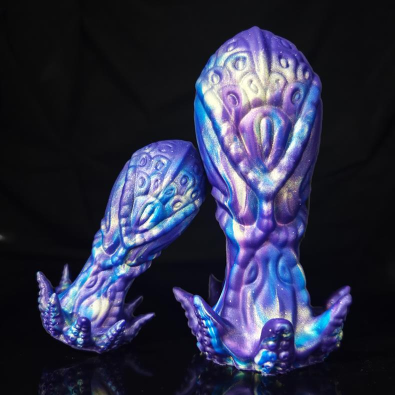 Starry sky alien egg huge butt plug