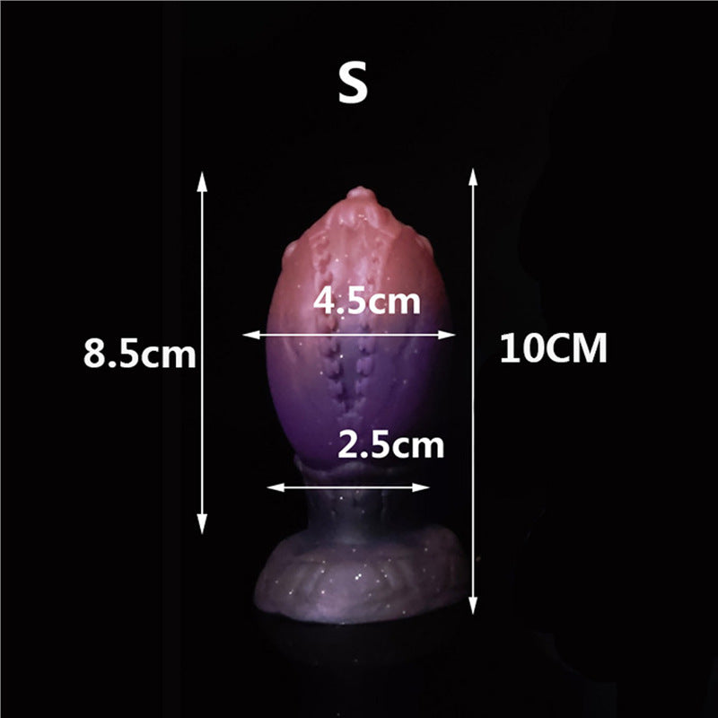Soft fantasy dinosaur egg huge butt plug