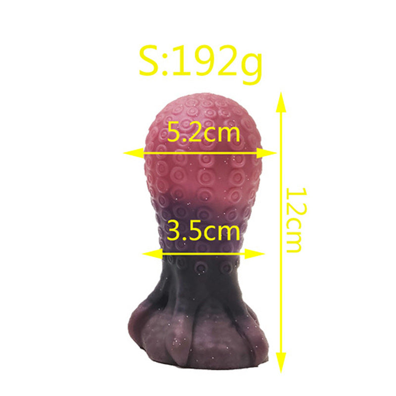 Tentacle suction cup silicone huge butt plug