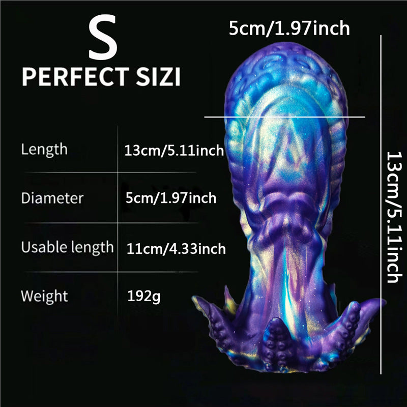 Starry sky alien egg huge butt plug