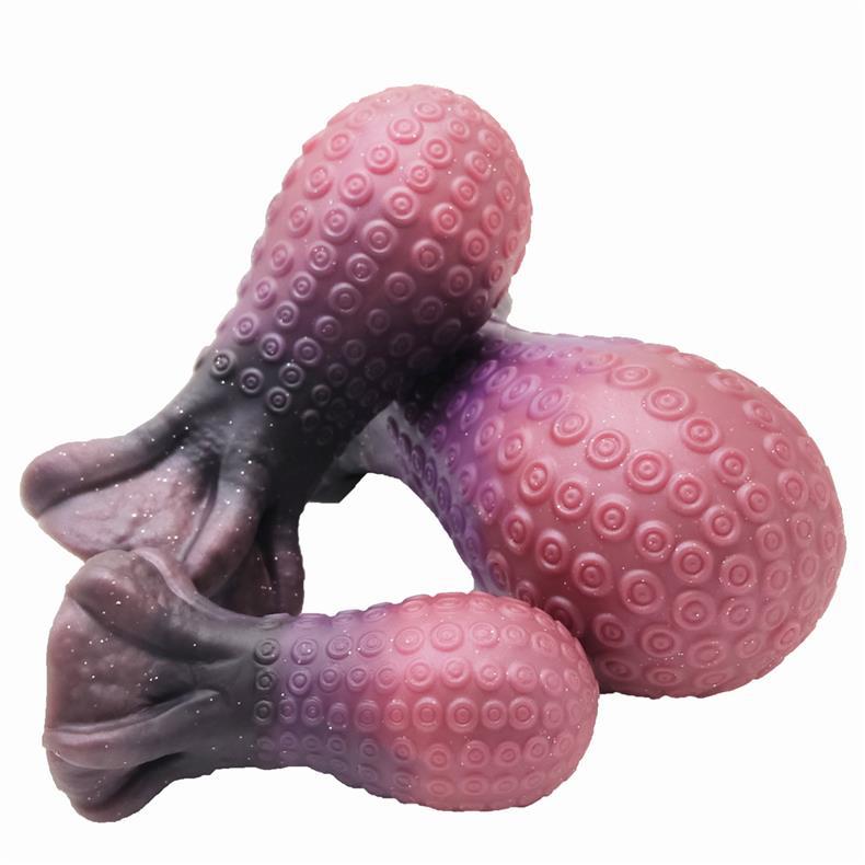 Tentacle suction cup silicone huge butt plug