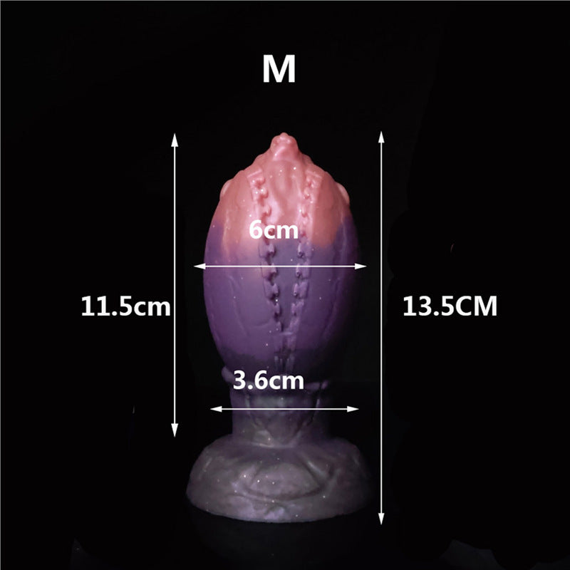 Soft fantasy dinosaur egg huge butt plug