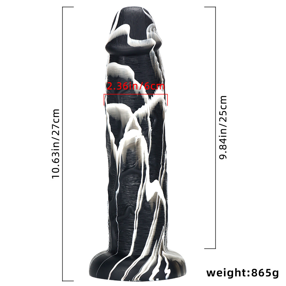 Black Silicone Realistic Huge Butt Plug