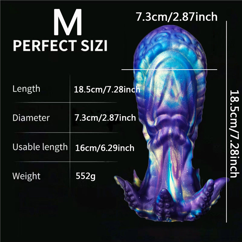 Starry sky alien egg huge butt plug