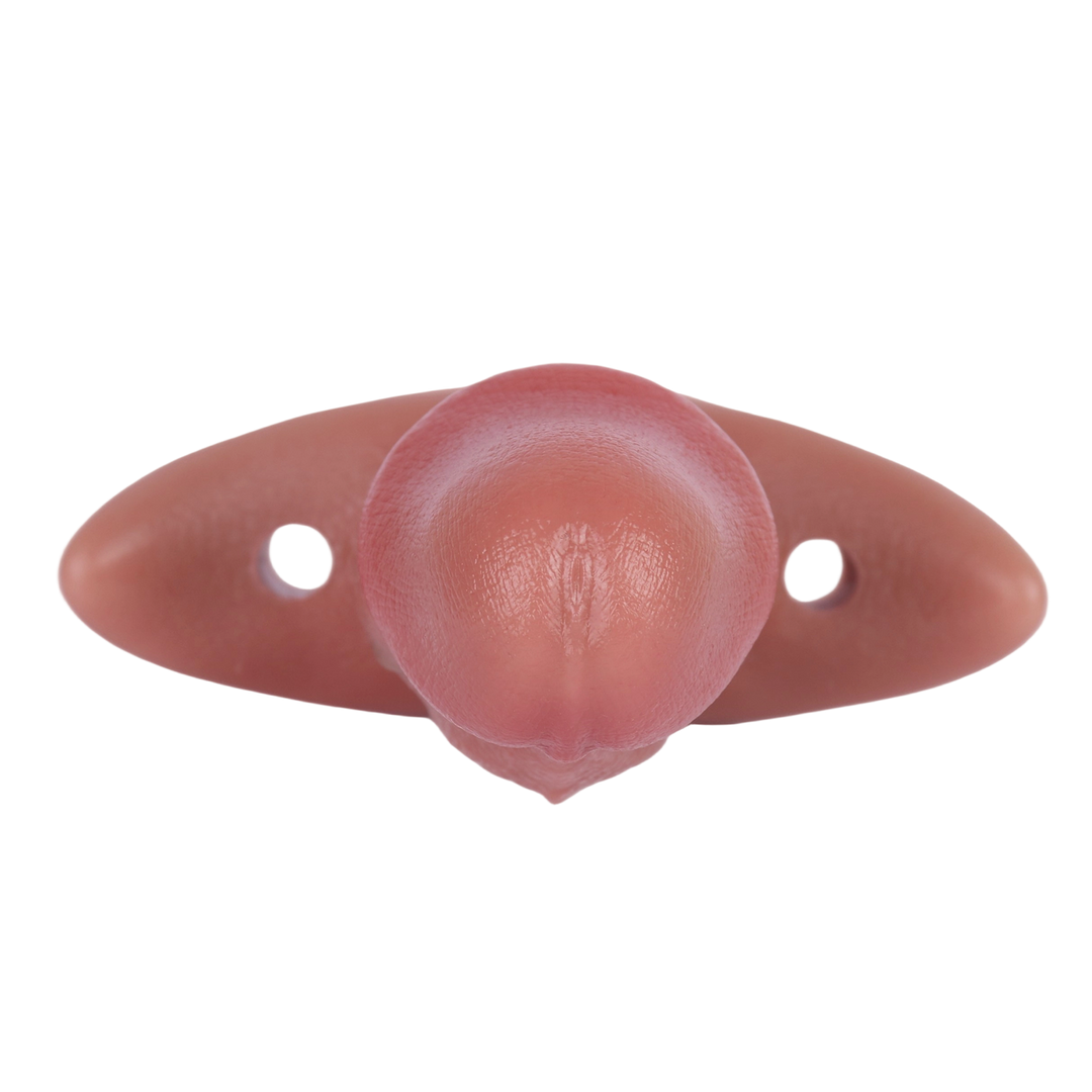 2 Inch Wide Realistic Vibrating Butt Plug