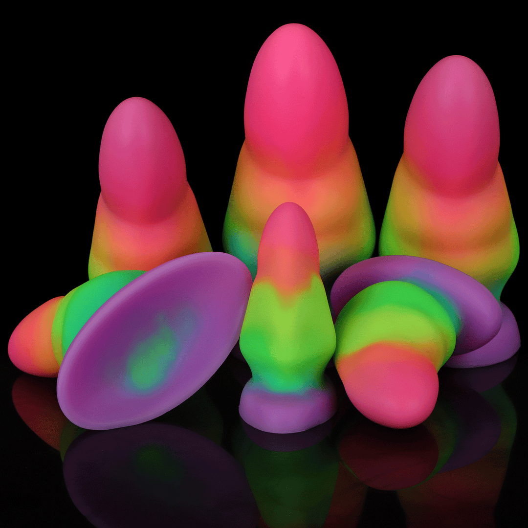 Luminous Large Silicone Butt Plug Sets