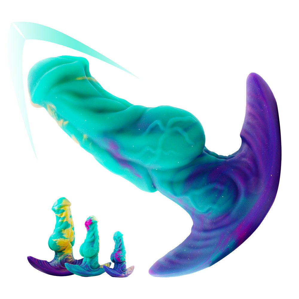 Extra long animal knot huge butt plug