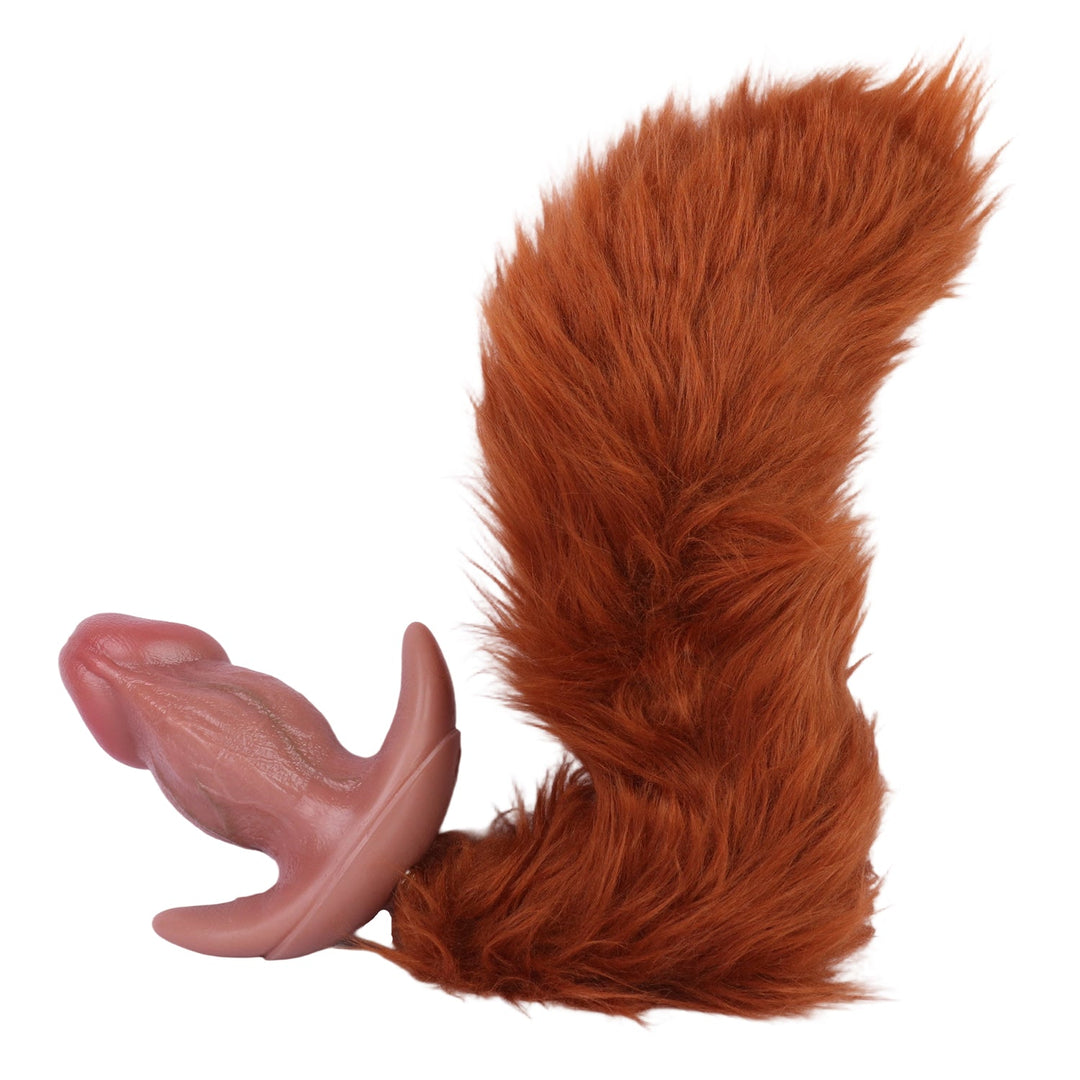 2 Inch Wide Realistic Vibrating Butt Plug