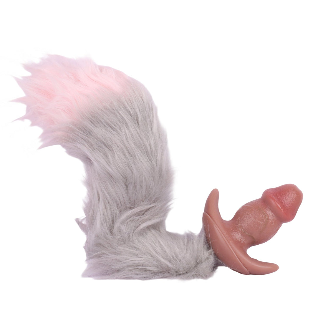 2 Inch Wide Realistic Vibrating Butt Plug