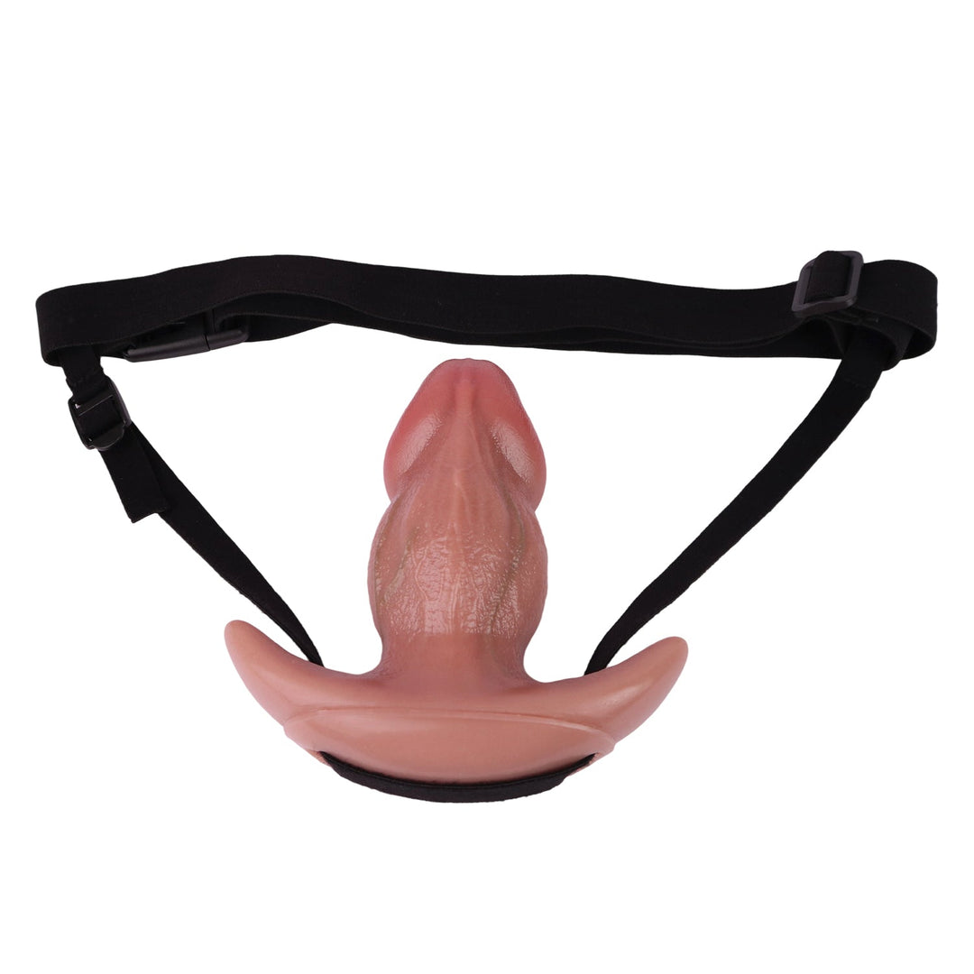 2 Inch Wide Realistic Vibrating Butt Plug