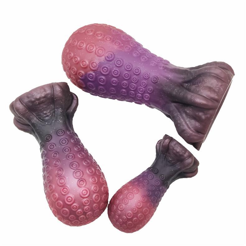 Tentacle suction cup silicone huge butt plug