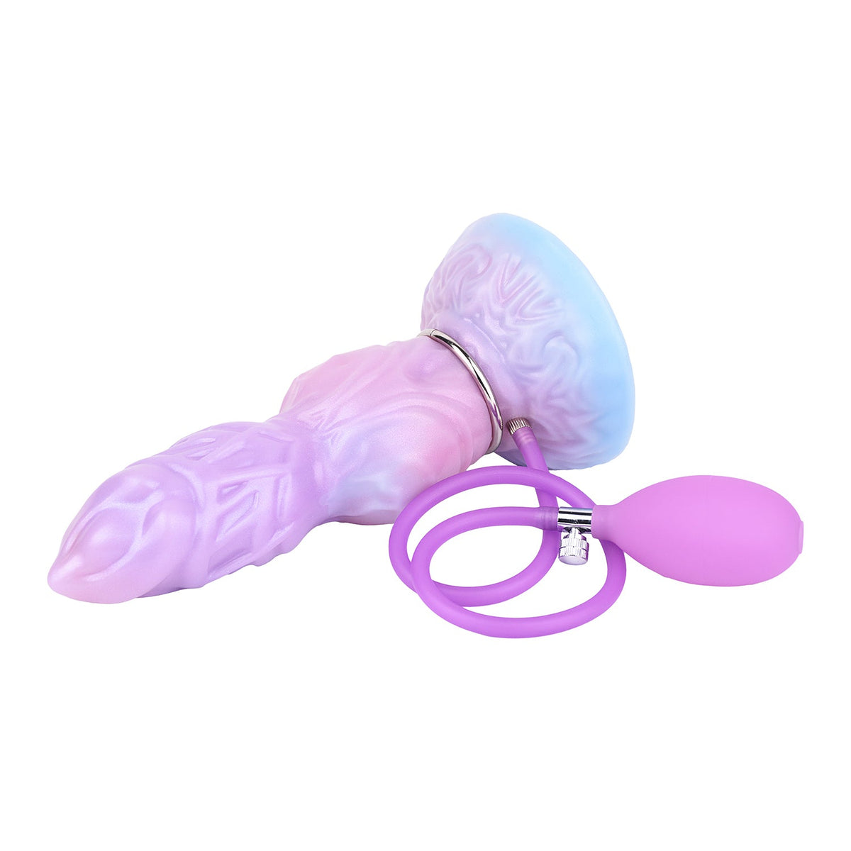 9 inch mecha wolf inflatable butt plug