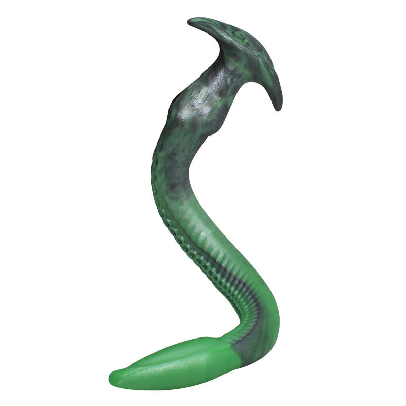 Green extra long eel tentacles anal plug
