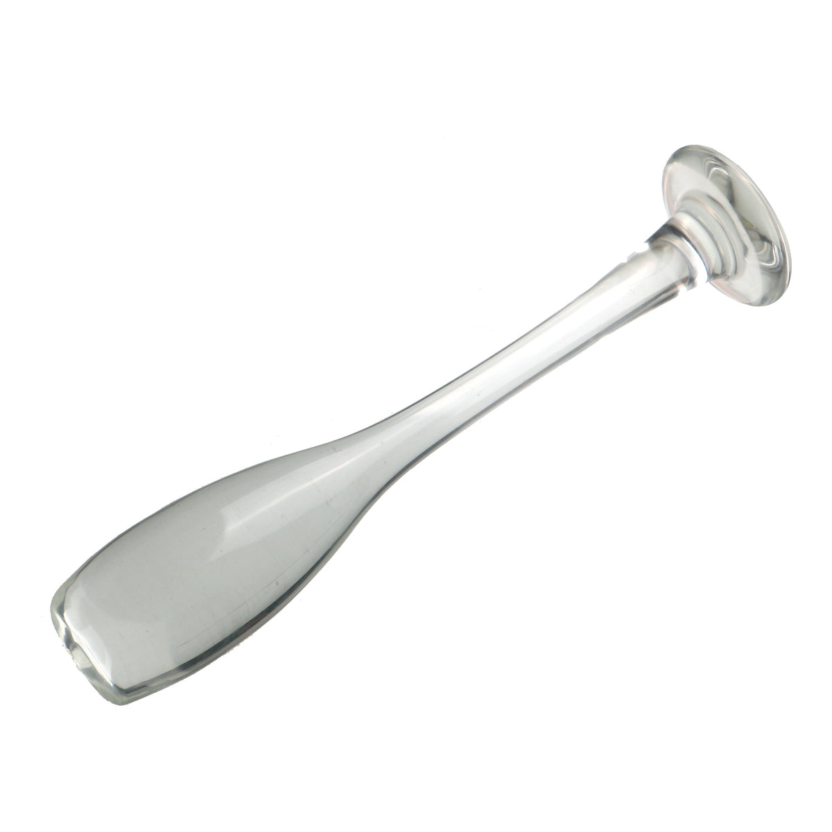 Pink wine glass discreet glass butt plug