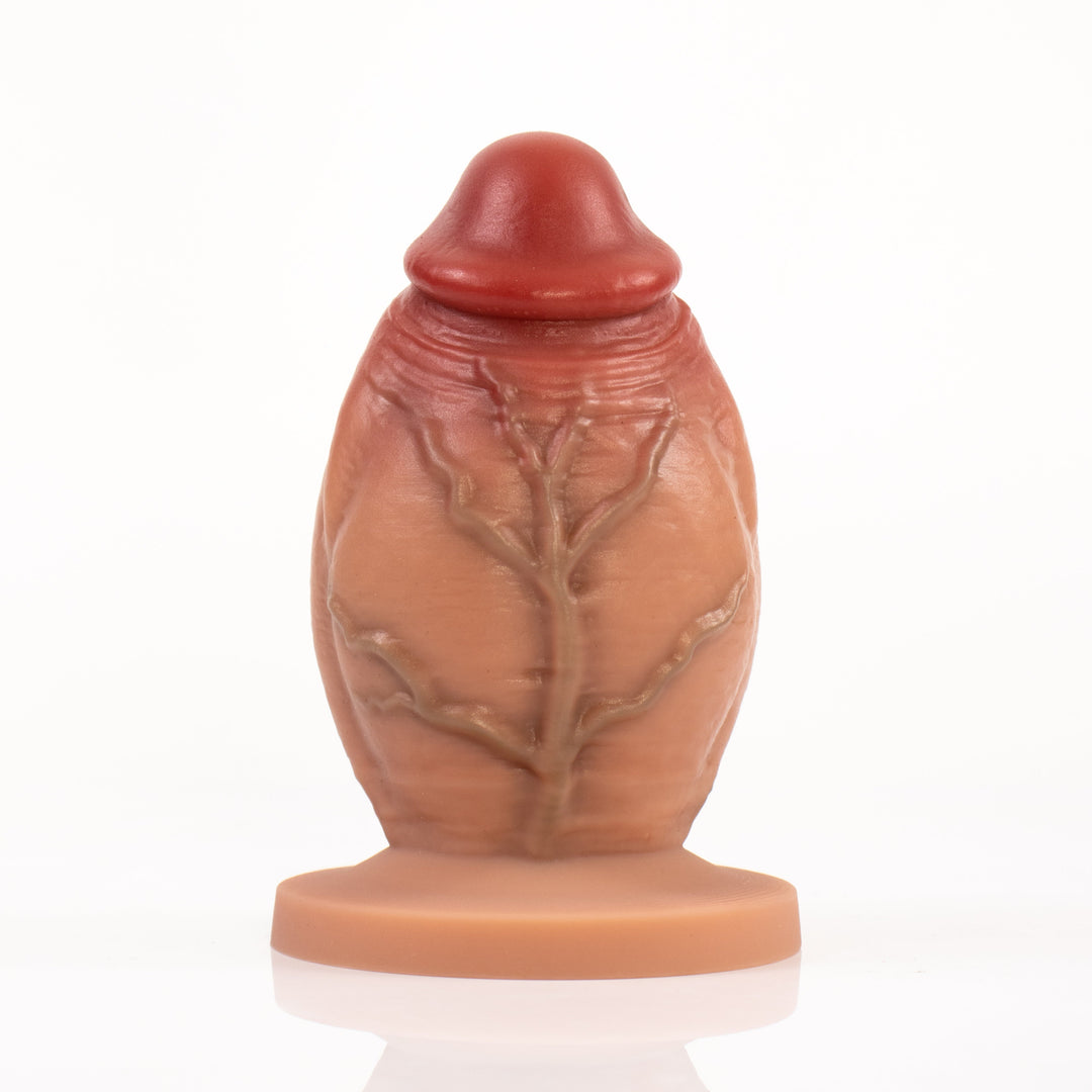 Realistic Short Penis Huge Butt Plug Set