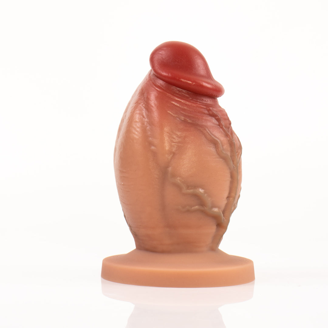 Realistic Short Penis Huge Butt Plug Set