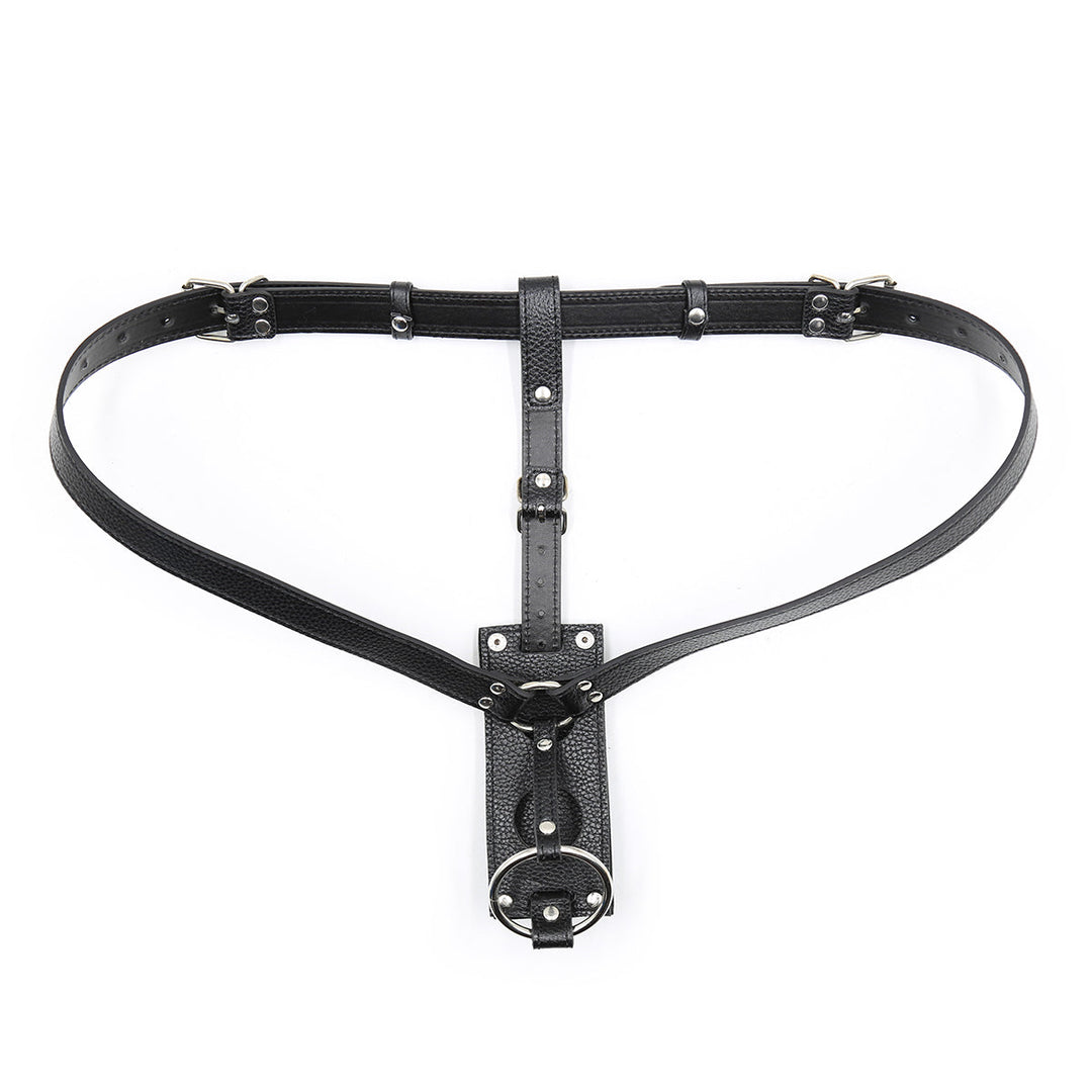 Double Penetration Strap On Butt Plug Harness