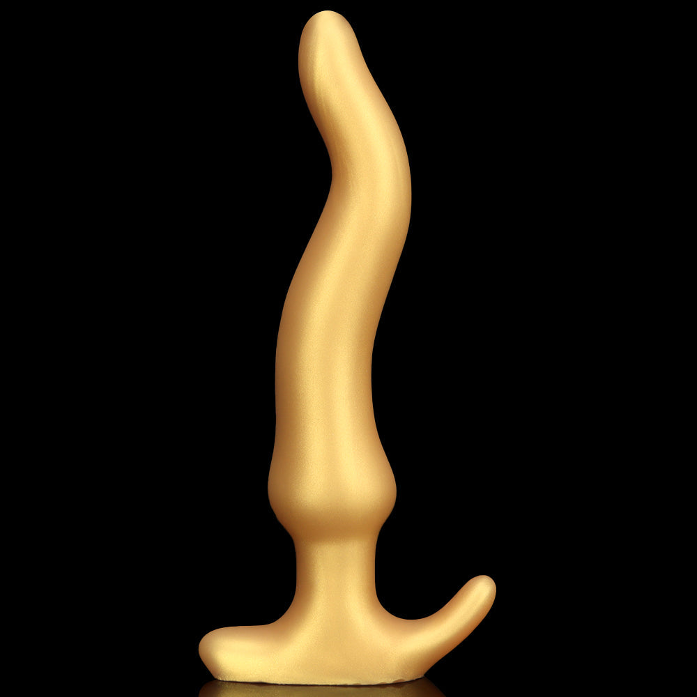 S shaped curved giant butt plug