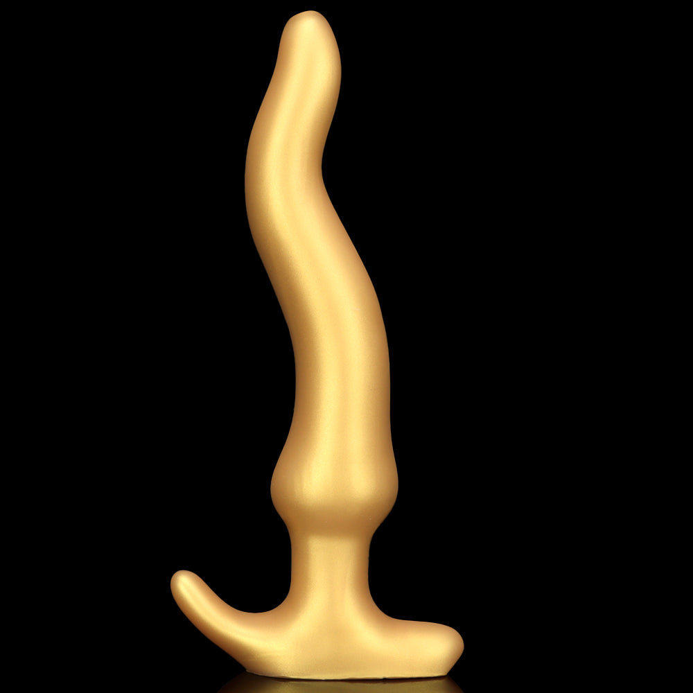 S shaped curved giant butt plug
