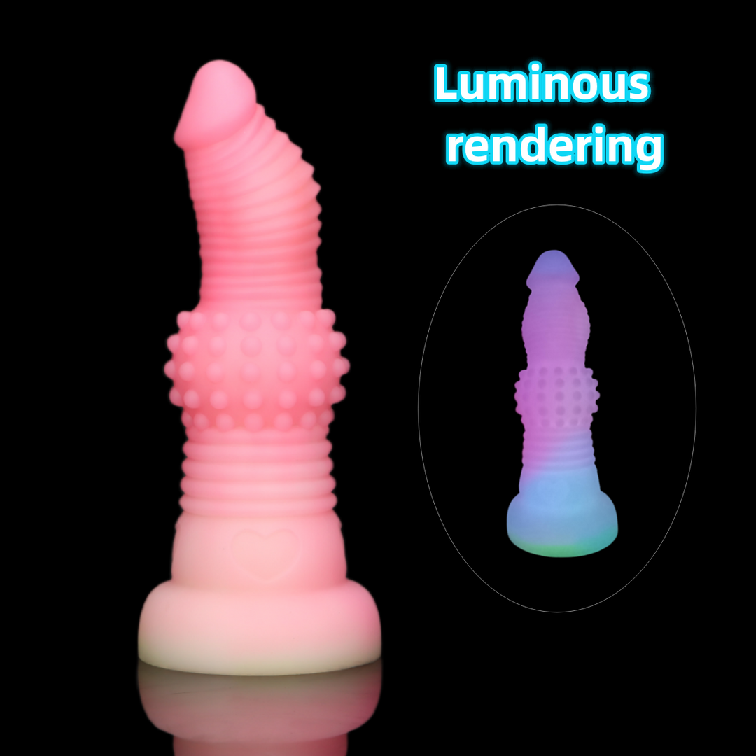 11 Inch Ridged Curved Spiked Huge Butt Plug
