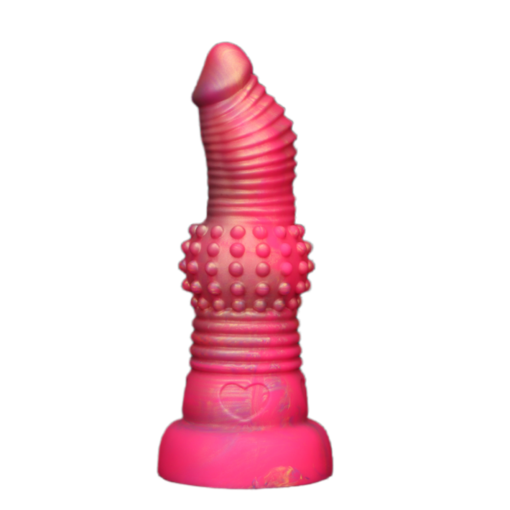 11 Inch Ridged Curved Spiked Huge Butt Plug