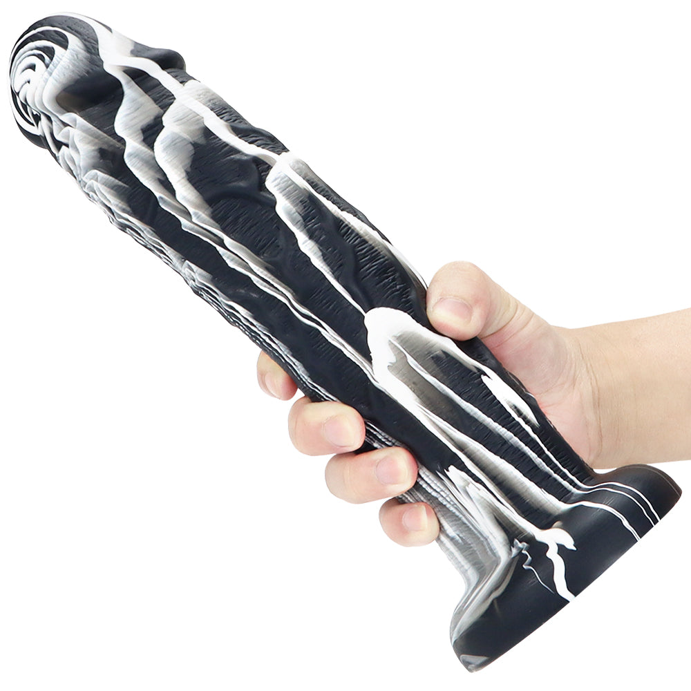 Black Silicone Realistic Huge Butt Plug