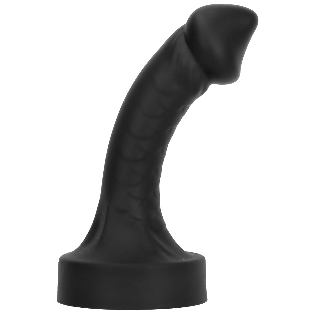 Black Curved Secure Flared Base Huge Butt Plug