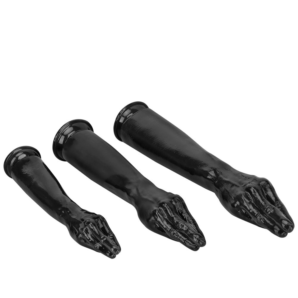 Extra Long Black Hand Fist Butt Plug