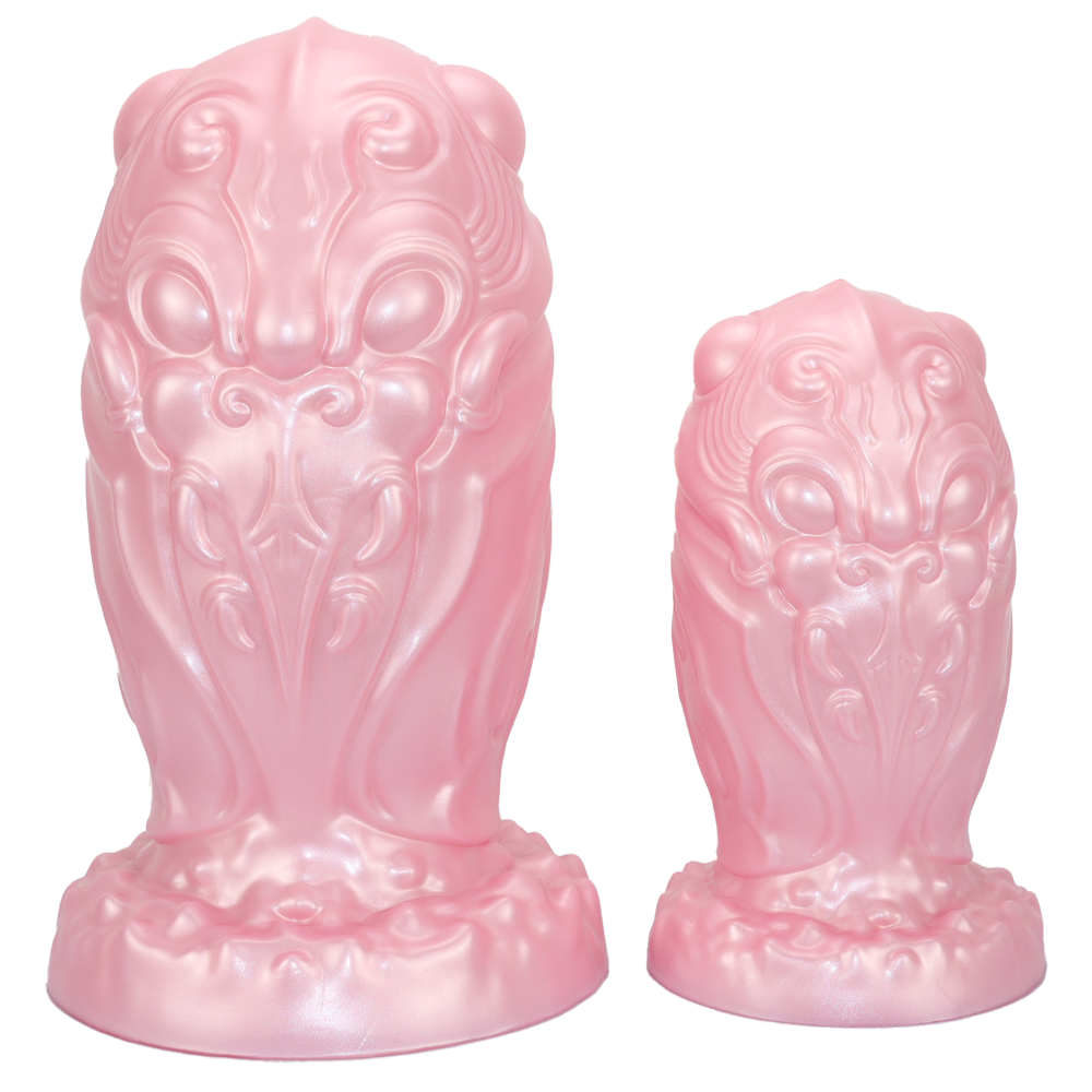 Silicone monster head super giant butt plug