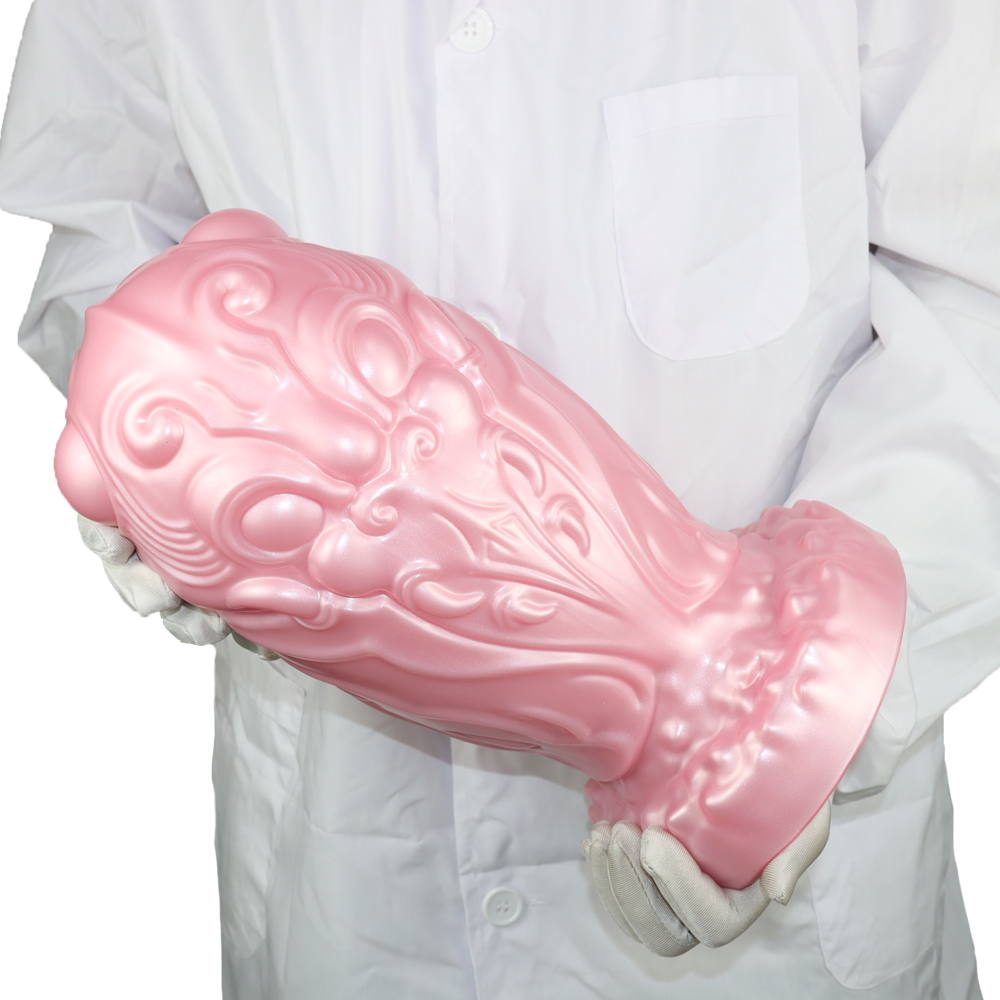 Silicone monster head super giant butt plug