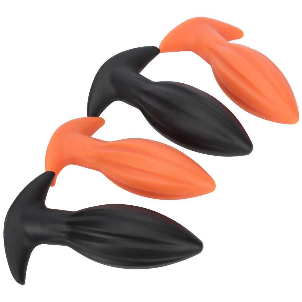 Prismatic silicone giant butt plug kit