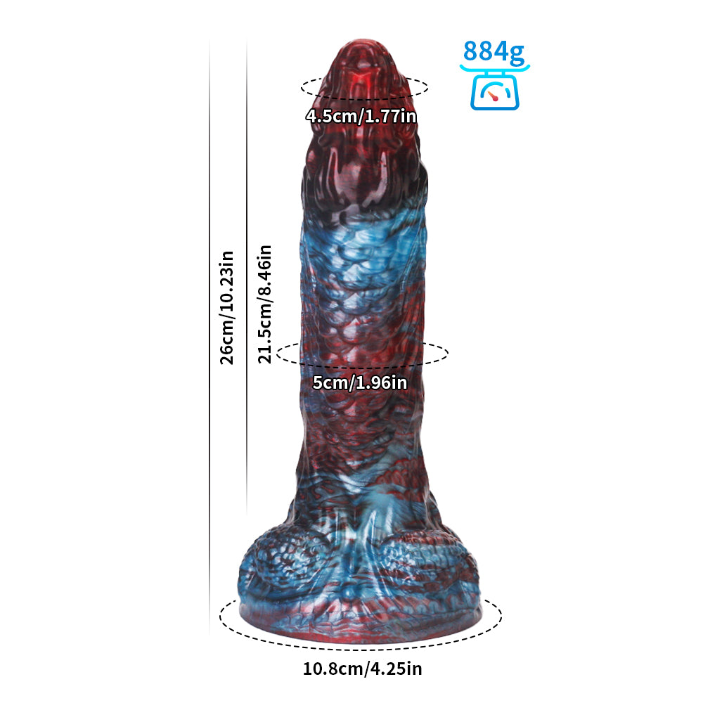 10 inch big monster dragon butt plug