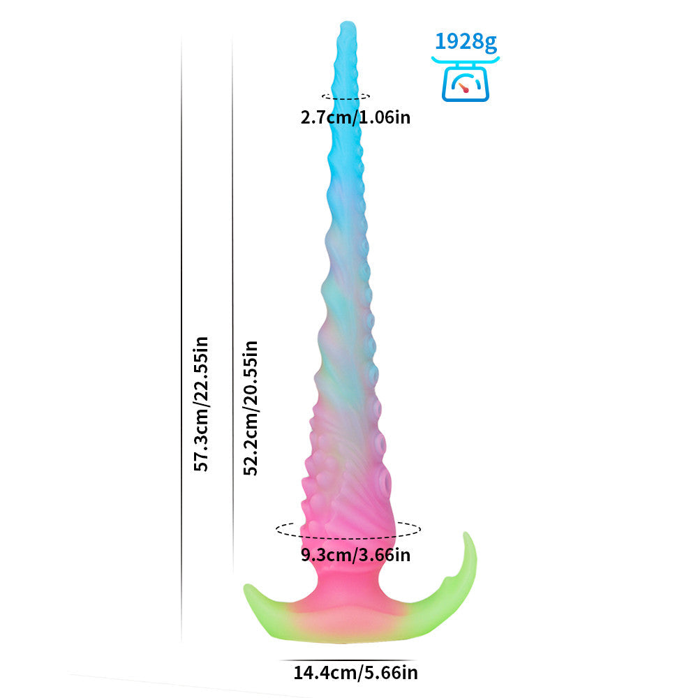 Monster tentacle large light up butt plug
