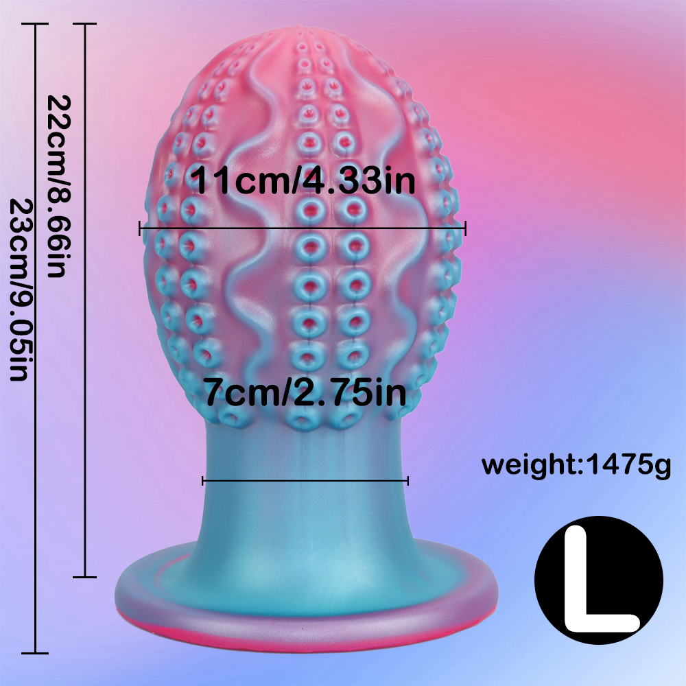 Fantasy octopus abalone monster giant butt plug