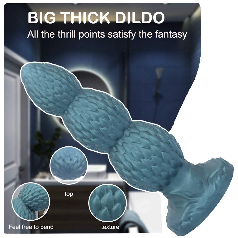 Dragon Egg Textured Silicone Butt Plug