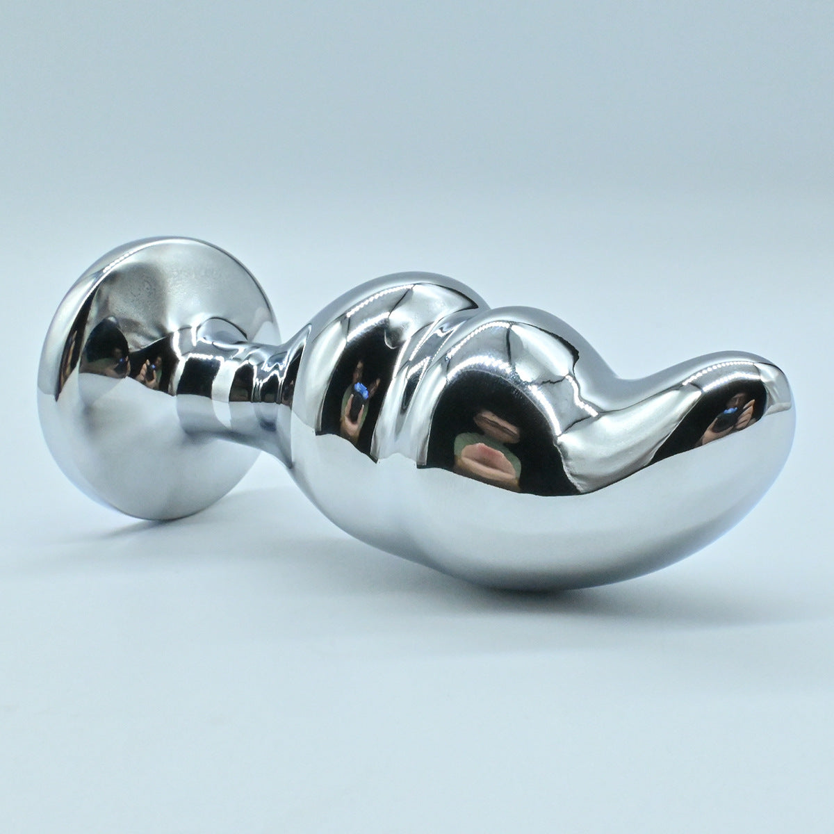 G spot purple metal jeweled butt plug