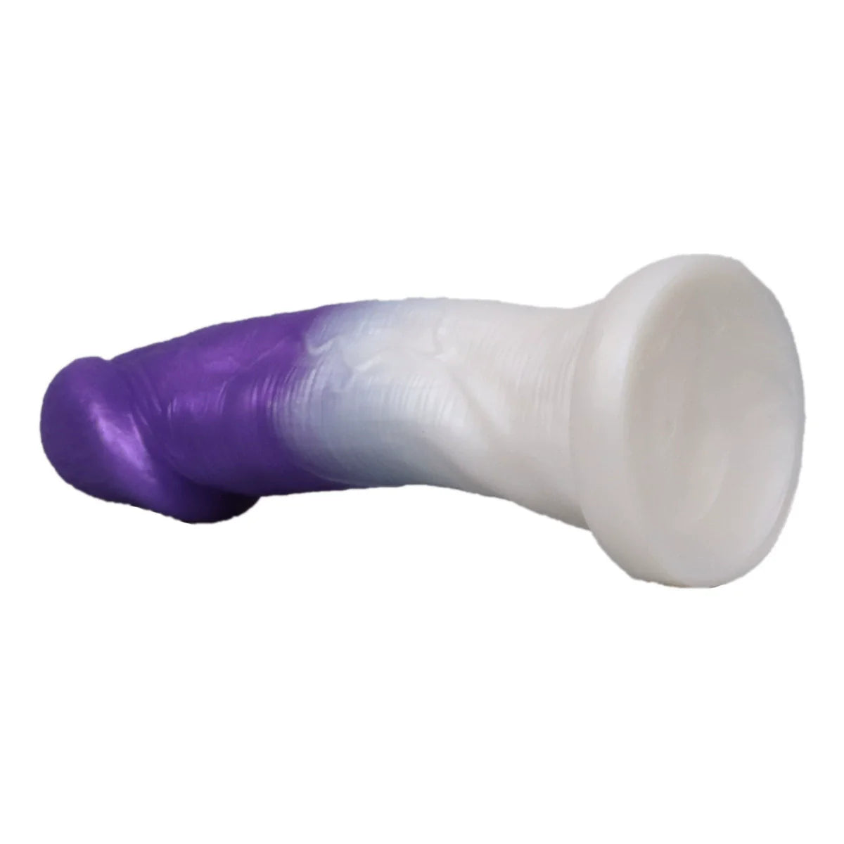 Mushroom head purple anal small butt plug