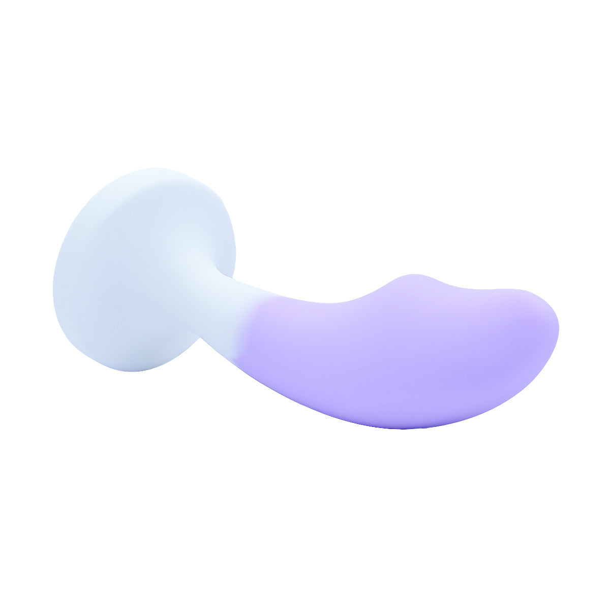 Purple soft silicone beginner jeweled butt plugs