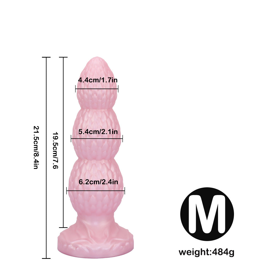 Dragon Egg Textured Silicone Butt Plug