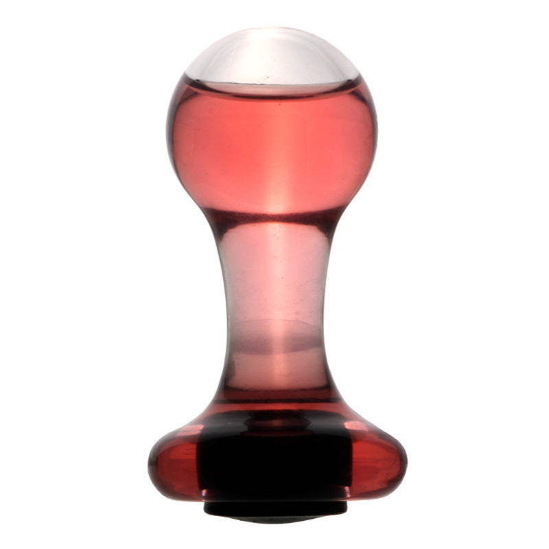 Hollow Clear Small Glass Butt Plug