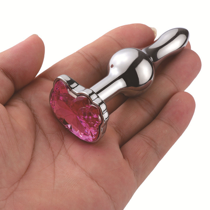 Metal Hello Kitty Cute Jeweled Butt Plug