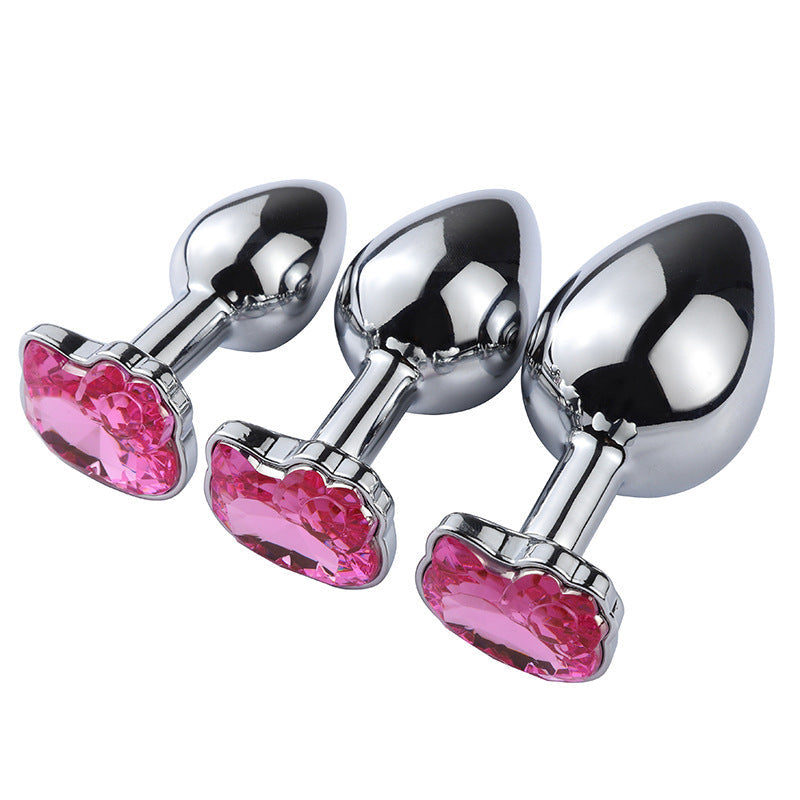 Metal Hello Kitty Cute Jeweled Butt Plug