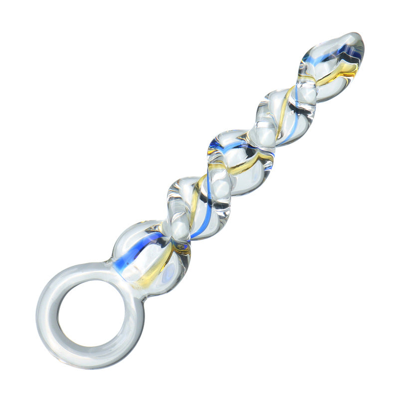 Corkscrew Glass Pull Butt Plug